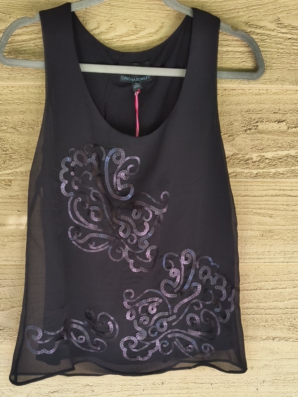 Cynthia Rowley Sequin Tank